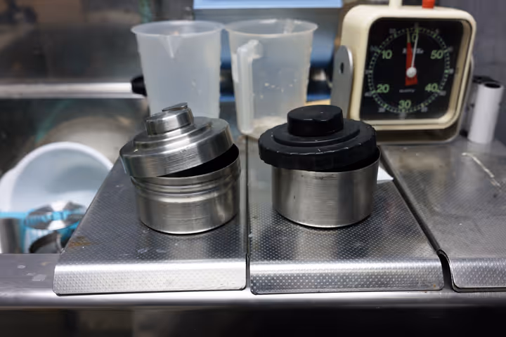 二種類の現像タンク